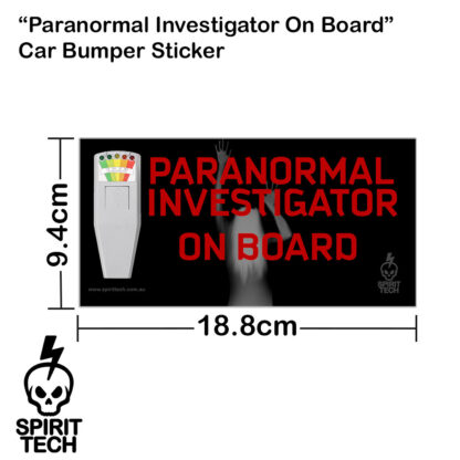 Paranormal Investigator Bumper Sticker - Image 2