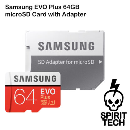 64GB Samsung EVO Plus microSD Card with Adapter