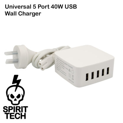 Universal 5 Port 40W USB Wall Charger