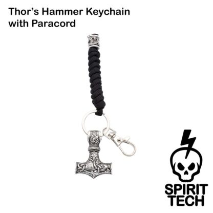 Thor's Hammer Keychain with Paracord