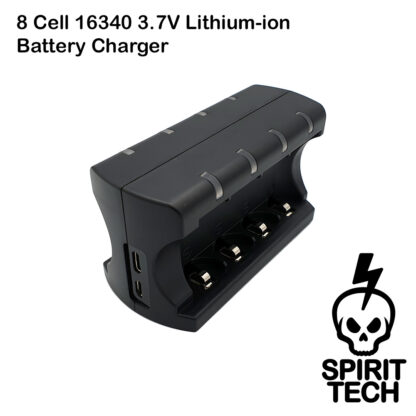 8 Slot 16340 Lithium-Ion Battery Charger - Image 4