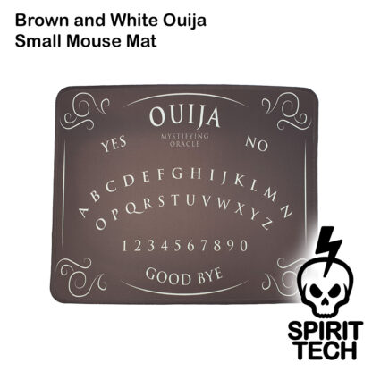 Brown and White Ouija Board Small Mouse Mat