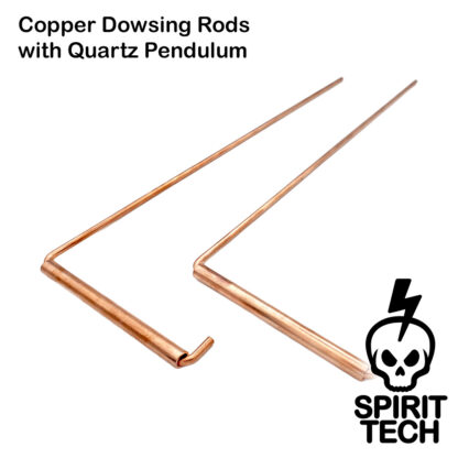 Copper Dowsing Rods with Quartz Pendulum - Image 3