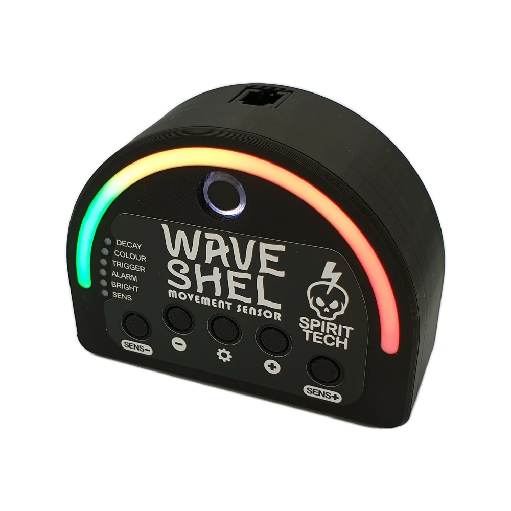 Wave Shel Standing Lit Colour Scale