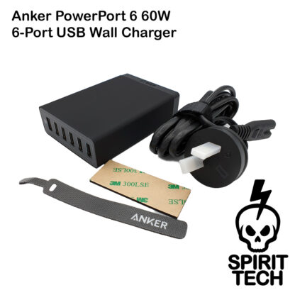 Anker PowerPort 6 60W 6-Port Universal USB Wall Charger - Image 2